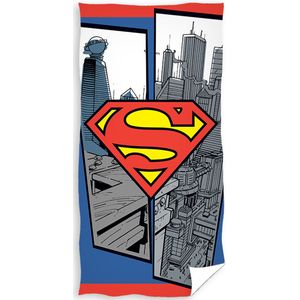 Superman Strandlaken Logo - 70 x 140 cm - Katoen