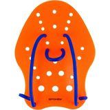 Zwem Hand Paddle Maat M Oranje / Blauw