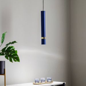 Eko-Light Hanglamp Joker, 1-lamp, blauw-goud