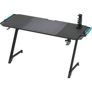 Speeltafel SNAKE met LED RGB achtergrondverlichting 156x60 cm zwart