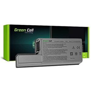 Green Cell CF623 DF192 Standaard Serie Laptop Batterij voor Dell Latitude D820 D820 D531 Dell Precision M65 M4300 (6 cellen 4400mAh 11.1V zilver)