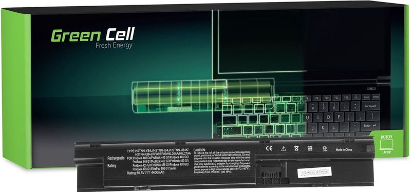 GreenCell - HP77 - Notebook Batterij - Zwart - 4400 mAh - 6 Cellen
