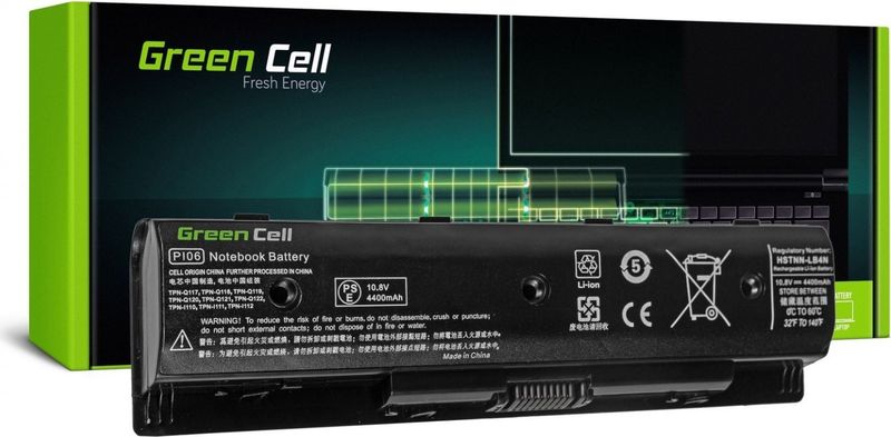 Green Cell Accu HP PI06 PI06XL P106 P106XL PI09 710416-001 710417-001 HSTNN-YB4N HSTNN-LB4N voor HP Envy 15-J 15-J099EF 15-J151NF 17-J 17-J 17-J 15-J099EF 7-J100 4EF Pavilion 15-E 15-E041SF 17-E