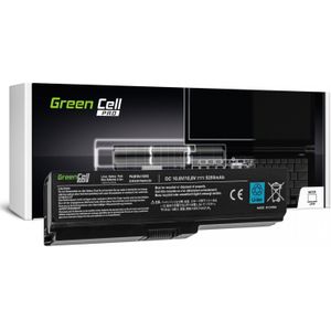 Green Cell® PRO Serie PA3817U-1BRS Laptop Batterij voor Toshiba Satellite C650 C650D C655 C660 C660D C670 C670D L750 L750D L755 (Originele Samsung SDI cellen, 6 cellen, 5200mAh, zwart)