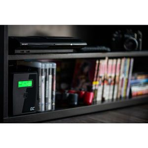 Green Cell - 02 Line-interactive UPS - 800 VA - 2 Stopcontacten - 480 W