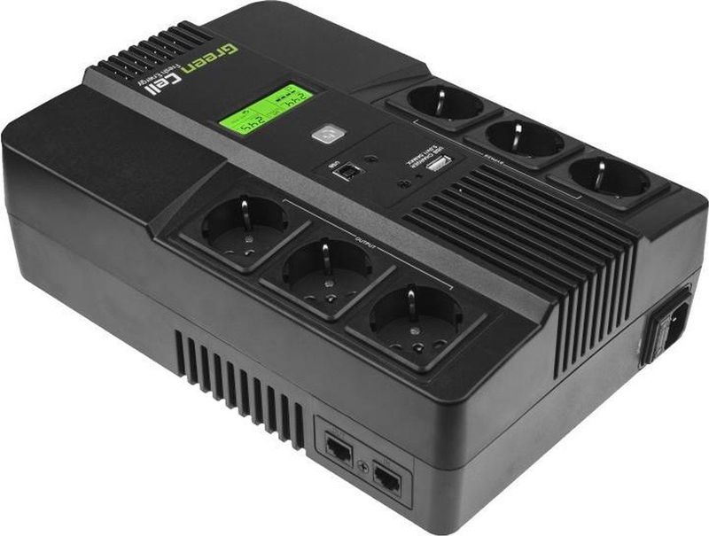 GreenCell - AiO 800VA - UPS - Lijn-Interactief - 800 VA - 480 W - 220 V