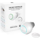 Fibaro The Heat Controller Starter Pack/Z-Wave Plus Verwarmingsthermostaat, Warmteregelaar Met Temperatuursensor, FGT-PACK, Wit, 38 x 12 mm