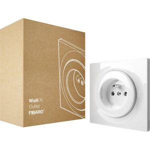 FIBARO Walli N Outlet type E - Wit - Klassiek basiselement