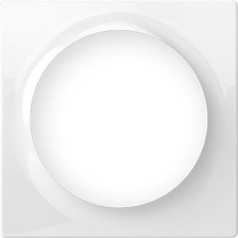 Fibaro - Walli Enkele Afdekplaat - Automatisering - Wit - Hoogwaardige Materialen
