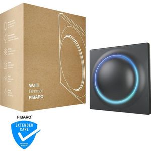 FIBARO Walli Dimmer - Slimme inbouw dimmer - geschikt voor LED - Antraciet - Z-Wave Plus