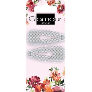 Haarclips met parels 2pc