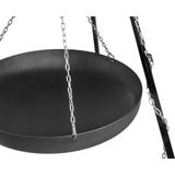 Driepoot 180 cm met stalen pan/wok | ⌀60cm