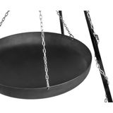 Driepoot 200 cm met stalen pan/wok | ⌀70cm