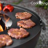 CookKing Grillplaat met grillrooster met 4 handvatten-82 cm
