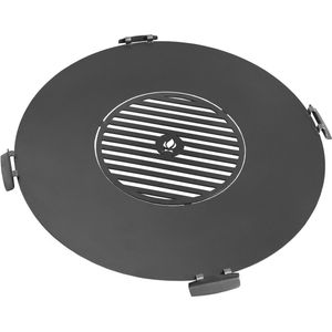 CookKing Grillplaat met grillrooster met 4 handvatten-102 cm