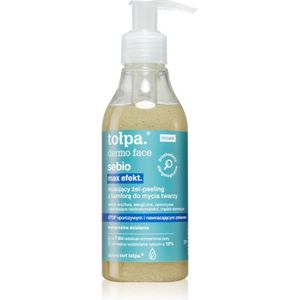 Tołpa Dermo Face Sebio - Reinigende Peeling Gel - 195 ml - Mechanische Peeling