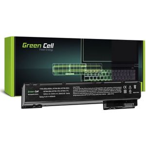 GreenCell Cel HP113 Notebook Reservebatterij (8 Cellen, 4400 mAh), Notebook batterij, Zwart