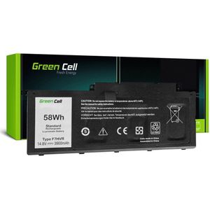 GreenCell Laptop Batterij voor Dell Inspiron 15 7537 17 7737 7746 - 14.4V - 3800mAh (3 Cellen, 3900 mAh), Notebook batterij, Zwart