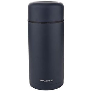 FLORINA Thermosbeker (1,2 l) I Toeristische Thermosfles HEWER met Lepel I Dubbele Sluiting I Reisbeker met Lekvrij Deksel I Roestvrijstalen Lepel I Antislip Textuur I Thermos Houdt 8 Uur Warm/Koud