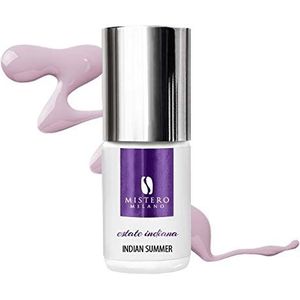Mistero Milano, Roze Hybrid Nagellak Indian Summer (1183), 6 ml. Duurzame lakken voor professionals.