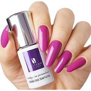 Mistero Milano, Paarse hybride nagellak Dangerous temptation (1241), 6 ml. Duurzame lakken voor professionals.