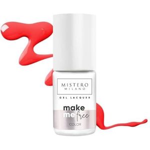 Mistero Milano gellak ""make me free "" koraal rood -Hema vrij-vegan- 7ml