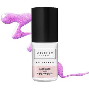 Mistero Milano GNAM GNAM Vernis à ongles hybride - Vernis à ongles UV LED - Vernis à ongles gel de couleur - Vernis à ongles hybride - Pour débutant DIY Nail Art Manucure Salon - Durable - Vernis à