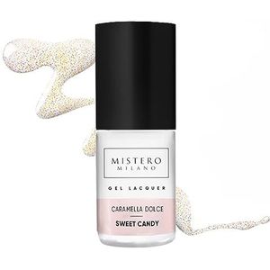 Mistero Milano CARAMELLA DOLCE Hybrid UV - led-nagellak, gellak, kleurgel, gelnagels, hybride uv-nagellak, beginners, doe-het-zelf nail art, manicuresalon, duurzaam, nagellak voor nagelbehandeling, 7