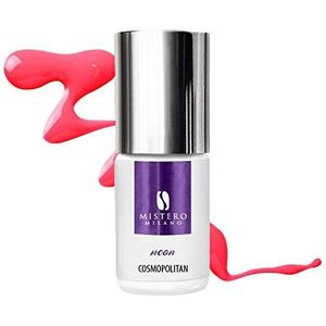 Mistero Milano, Rose Hybrid Nagellak, NEON Cosmopolitan (9915), 6 ml, langdurige nagellak voor professionals