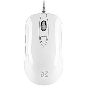 Dream Machines DM1 FPS Parel Wit Gaming Maus - RGB, Wit, glän