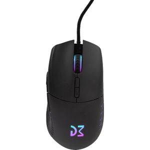 Dream Machines DM5 Blink Gaming Muis - RGB (Bedraad), Muis, Zwart
