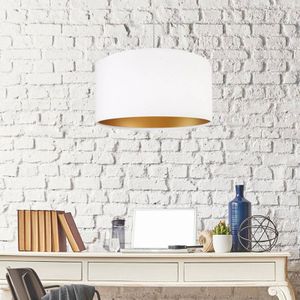Maco Design Hanglamp Salina, wit/goud Ø 40cm