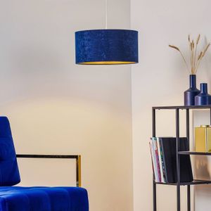 Maco Design Fluweelzachte Lobelia hanglamp met gouden Innes