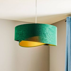 Maco Design Vivien hanglamp, tweekleurig, groen/goud