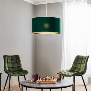 Maco Design Salina hanglamp, groen/goud, Ø 40cm