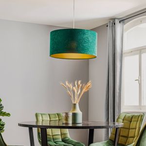 Maco Design Salina hanglamp, groen/goud, Ø 50cm