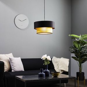 Maco Design Hanglamp Dorina, zwart/goud, Ø 40cm