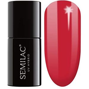 Semilac - Meisje Op Fire - Nagellak - Rood - UV-Dekking