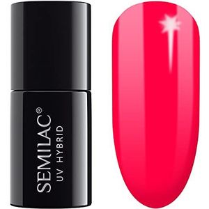 Semilac Semi-permanents UV LHSE07-568 Nagellak, 569 Neon Oranje, 7 ml (Lot de 1)