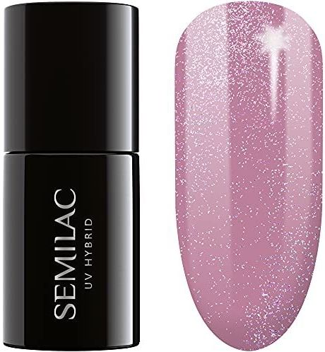 Semilac UV Colours UV Gel Polish Gel Nagellak, 319 Shimmer Dust Pink, 7 ml