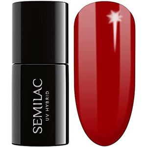 Semilac - UV Hybrid Gel Nagellak - Tint 345 Gorgeous Red - 7 ml