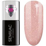Semilac UV Hybrid Extend Care 5in1 Gel Nagellak met Voedende Werking Tint 804 Glitter Soft Beige 7 ml