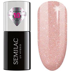 Semilac - Extend Care 5in1 Gel Nagellak - Glitter Soft Beige - 7 ml