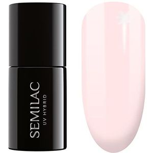 Semilac - Gelnagellak - Lichtroze - 7,2 ml - Hybride Formule