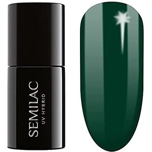 Semilac Gelnagellak, semi-permanent, UV 309 Pine Green, 7 ml