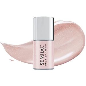 S259 Semilac One Step Hybrid Nagellak 3-in-1 lichtbeige 5 ml Innovativ UV LED Farblack nagellak