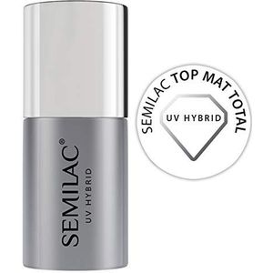 Semilac - Hybride Top - Nagellak - Matte Afwerking - Kleurintensiteit Tot 21 Dagen