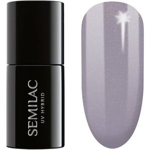 Semilac - Shimmer Stone Agaat - Gelnagellak - Lavendelpaars - 7 ml