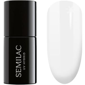 Semilac - UV-Nagellak - Koud Lichtgrijs met Paarse Tinten - 7 ml
