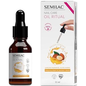 Semilac - Voedende Nagel- en Nagelriemolie - 11 ml - Arganolie en Vitamine E